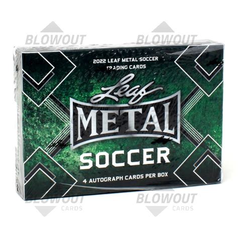 leaf metal soccer box|leaf metal soccer card list.